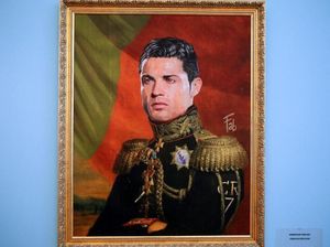 Seniman Italia Lukis Ronaldo hingga Mo Salah Berpakaian ala Militer