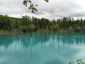 Bukan Belitung, Ini Telaga Biru di Hokkaido Bukan Belitung, Ini Telaga Biru di Hokkaido