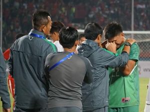 Menangis Usai Kalah dari Indonesia, Kiper Filipina Dihibur Indra Sjafri