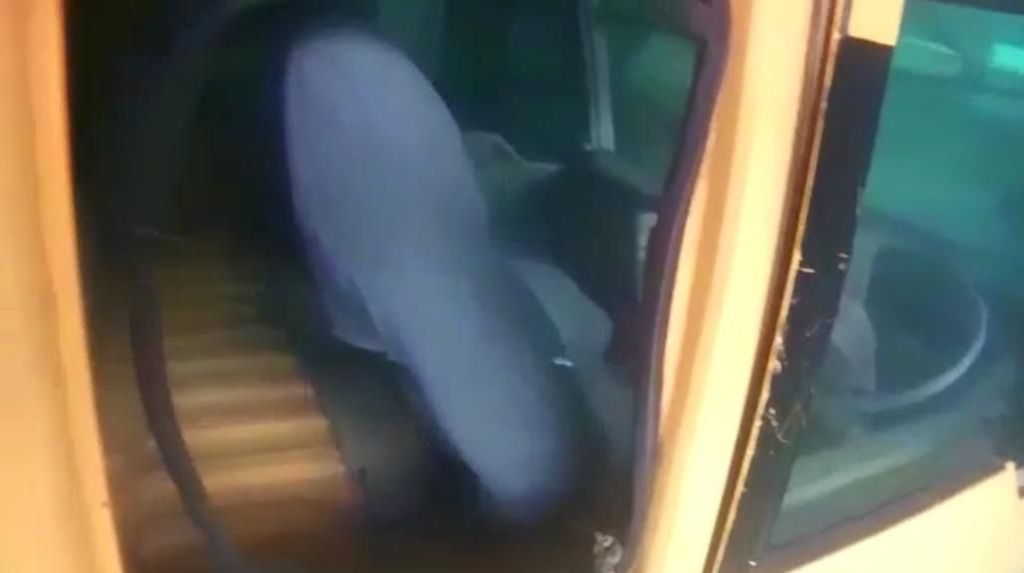 Penampakan Isi Lambung KM Lestari Maju yang Kandas di Selayar Penampakan Isi Lambung KM Lestari Maju yang Kandas di Selayar