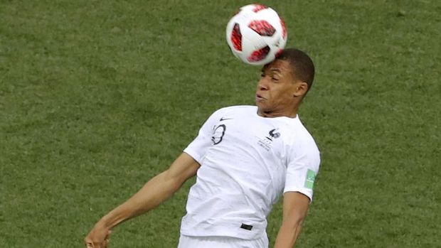 Kylian Mbappe gagal memanfaatkan peluang untuk mencetak gol.