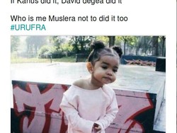 Muslera sebenarnya bukan kiper pertama yang bikin kesalahan fatal di Piala Dunia 2018. Pemain sekelas David De Gea saja melakukannya saat Spanyol melawan Portugal. Foto: Twitter