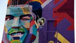 Adu Keren Mural Neymar, Messi, dan Ronaldo di Kazan