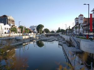 Potret Pedestrian Kali Besar Kota Tua yang Diresmikan Sandi