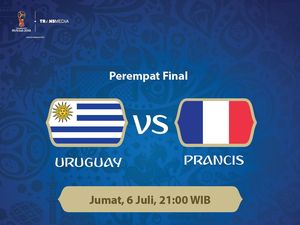 Uruguay vs Prancis: La Celeste Unggul Rekor Pertemuan atas Les Bleus