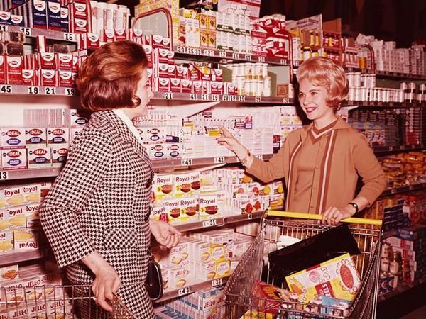 Begini Nih Suasana Supermarket di Amerika Era 1930-an