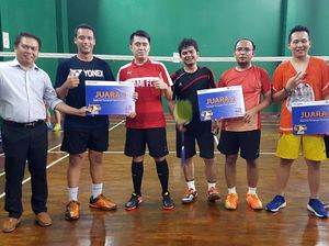 Jawara Badminton di Ajang HUT Jamkrindo Jawara Badminton di Ajang HUT Jamkrindo