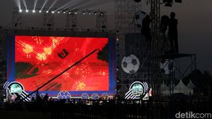Nobar Piala Dunia di Videotron Raksasa