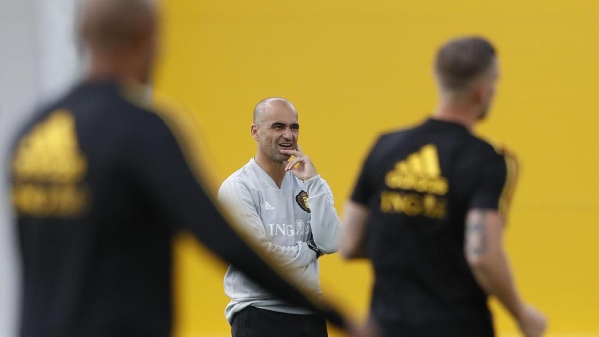 Pelatih Timnas Belgia, Roberto Martinez. (Foto: Sergei Karpukhin/Reuters)