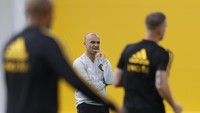 Roberto Martinez yang kini jadi pelatih timnas Belgia masuk sebagai kandidat pengganti Jose Mourinho di Manchester United. (Sergei Karpukhin/Reuters)