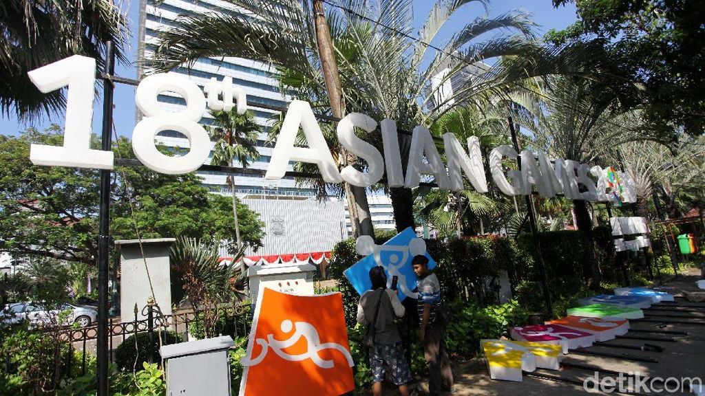 Balai Kota DKI Bersolek Sambut Asian Games