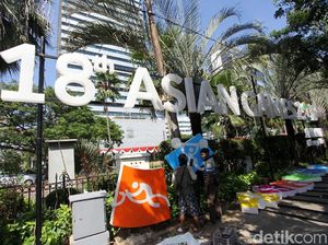 Balai Kota DKI Bersolek Sambut Asian Games
