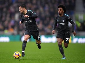 Bakal Aneh Melihat Hazard dan Willian Saling Bunuh