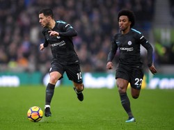 Bakal Aneh Melihat Hazard dan Willian Saling Bunuh