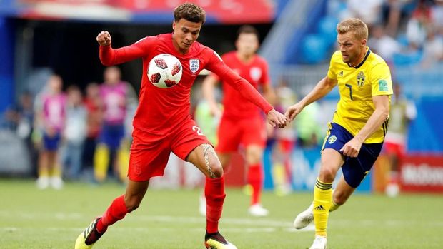 LIVE: Swedia vs Inggris di Perempat Final Piala Dunia 2018