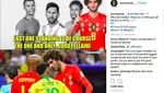 Ketidakberdayaan Neymar di Hadapan Fellaini dalam Gambar Lucu