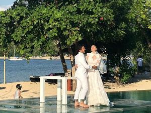 Sahabat Jawab soal Beda Agama dalam Nikahan Dimas-Nadine Chandrawinata