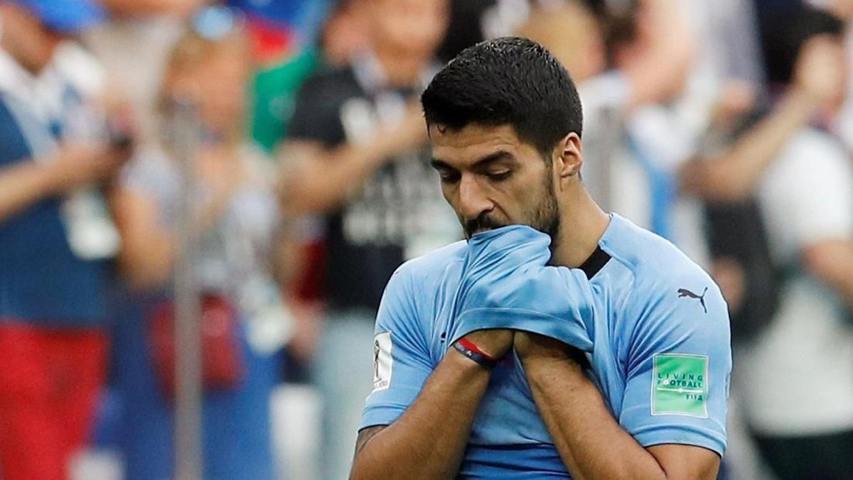 Luis Suarez gagal memberikan ancaman untuk Prancis. (Foto: Darren Staples/Reuters)