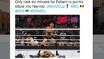 Ketidakberdayaan Neymar di Hadapan Fellaini dalam Gambar Lucu