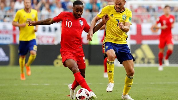 LIVE: Swedia vs Inggris di Perempat Final Piala Dunia 2018