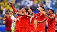 Di semi final Inggris akan menghadapi pemenang antara Rusia Vs Kroasia. REUTERS/Dylan Martinez