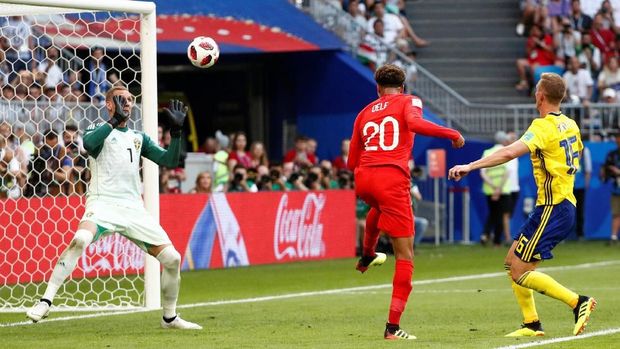 LIVE: Swedia vs Inggris di Perempat Final Piala Dunia 2018