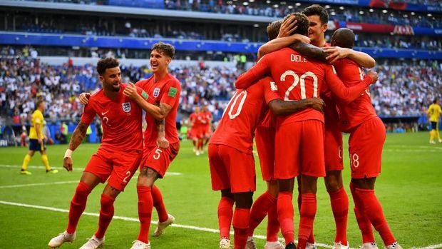 Timnas Inggris akan bertemu Kroasia di babak semifinal Piala Dunia 2018.