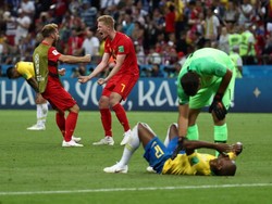 Menangi Laga Sengit Lawan Brasil, Belgia Lolos ke Semifinal