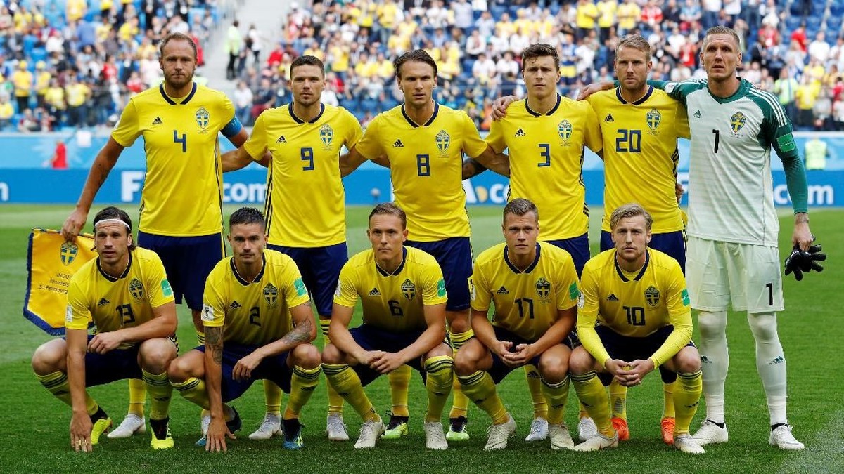 Swedia akan menjadi lawan Inggris di babak perempatfinal Piala Dunia 2018 (Foto: Darren Staples/Reuters)