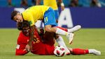 Belgia Kubur Brasil di Kazan Arena