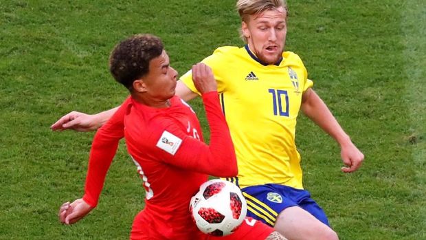 LIVE: Swedia vs Inggris di Perempat Final Piala Dunia 2018