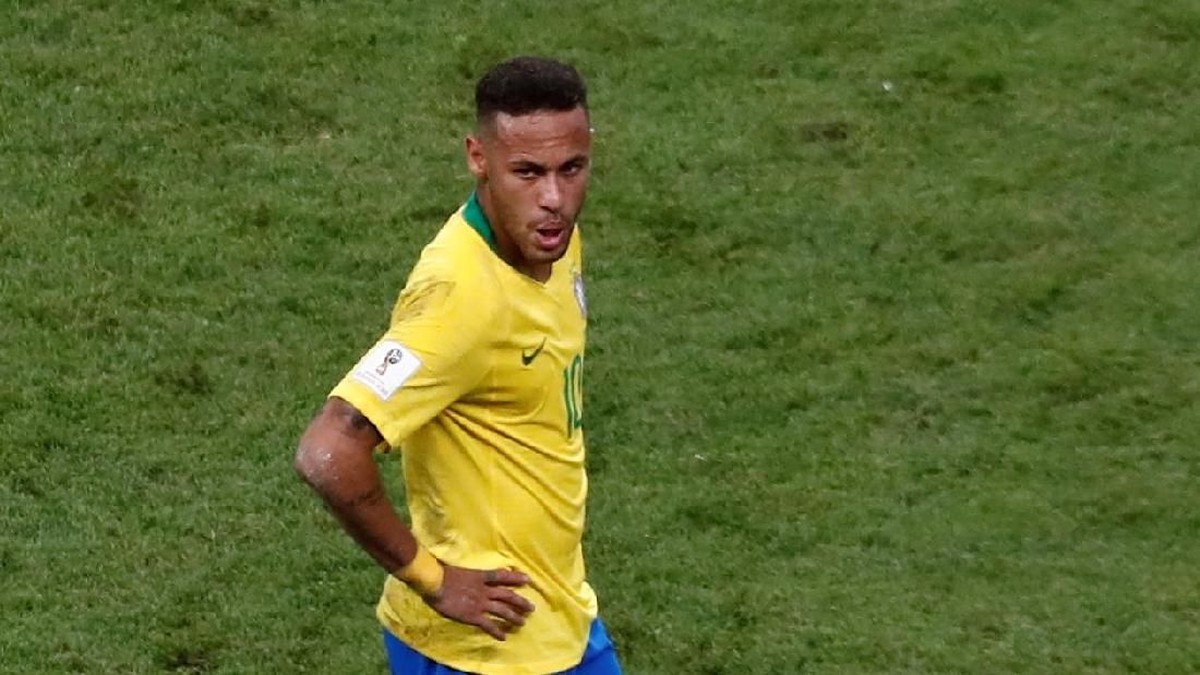 Neymar saat membela Brasil di Piala Dunia 2018. (Foto: Murad Sezer/Reuters)