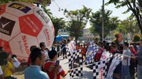 Acara bertajuk Pesta Destinasi Fans Bola ini digelar di Transmart Carrefour Tangerang Center pada Sabtu (7/7/2018). Istimewa/Transmart Carrefour.