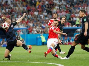 Video: Gol Spektakuler Cheryshev, Rusia Unggul 1-0 atas Kroasia