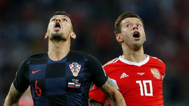 LIVE: Rusia vs Kroasia di Perempat Final Piala Dunia 2018
