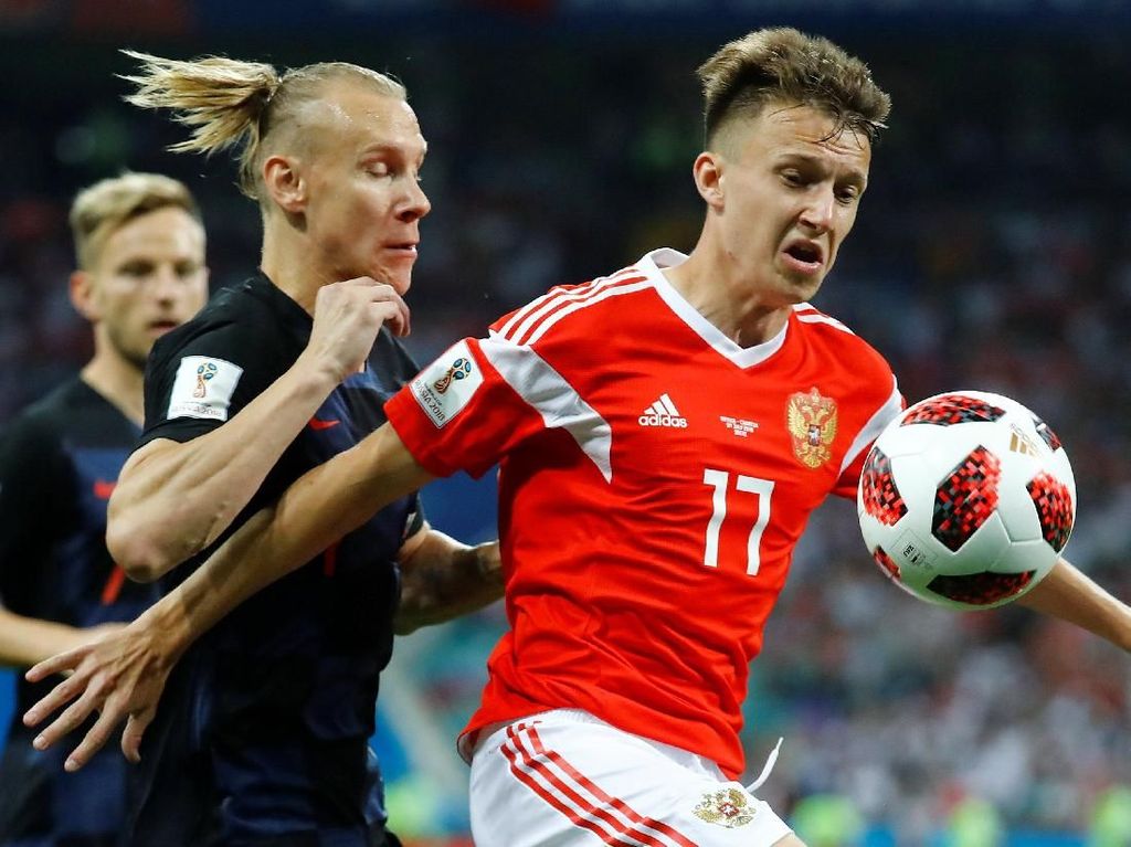 Rusia vs Kroasia Sama Kuat 1-1 di Babak Pertama Rusia vs Kroasia Sama Kuat 1-1 di Babak Pertama