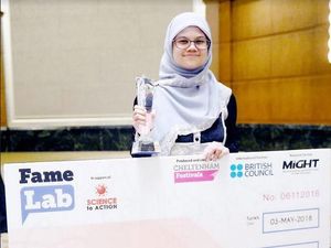 Masih Muda, Doktor Berhijab Ini Jadi Juara Kontes Science Dunia