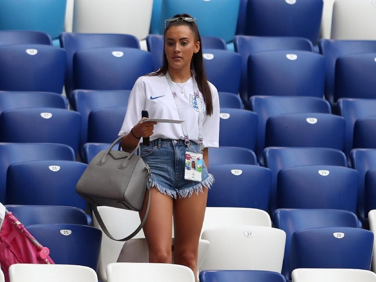 Lucia Loi, pacar Marcus Rashford. (Foto: Lee Smith/Reuters)