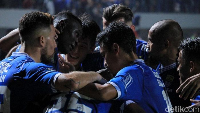 Para pemain Persib di Liga 1 Foto: Wisma Putra) Para pemain Persib di Liga 1 Foto: Wisma Putra)