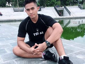 Mustafa Habibi, Sosok TNI Ganteng yang Punya Tubuh Atletis