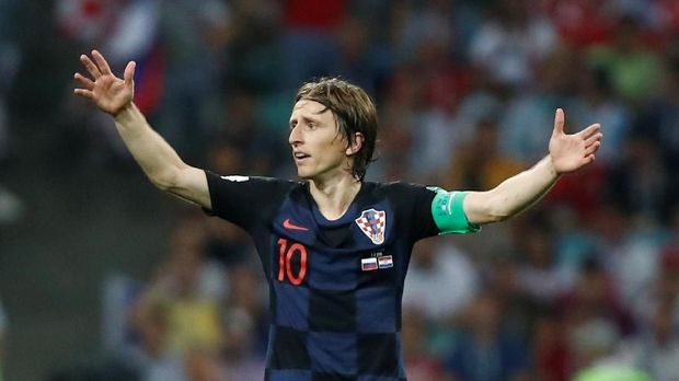 Luka Modric akan menghadapi timnas Inggris di Piala Dunia 2018.