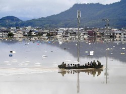 Nyaris 200 Orang Tewas Akibat Banjir di Jepang, Puluhan Hilang