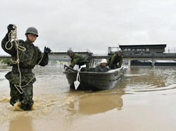 34 Orang Hilang Akibat Longsor dan Banjir Bandang di Jepang