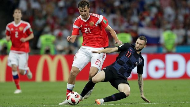 Di babak kedua, baik Rusia dan Kroasia bermain lebih berhati-hati.