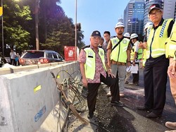 Menteri Basuki Minta Jalan Sudirman Rapi Mulus Sebelum 31 Juli