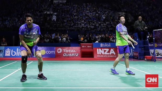 Tontowi Ahmad/Liliyana Natsir mengakhiri label sebagai pemain yang terkena kutukan di Istora.