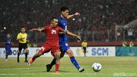 Bagi Indonesia, kekalahan ini menjadi yang perdana ditelan di Piala AFF U-19 2018. Sebelumnya Indonesia mengemas empat kemenangan beruntun atas Laos, Filipina, Singapura, dan Vietnam. (Foto: Suparno/detikcom)