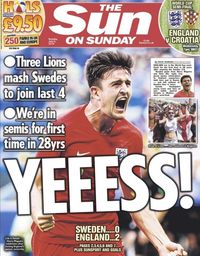 Reaksi Heboh Media Inggris Usai Harry Kane cs Lolos ke Semifinal