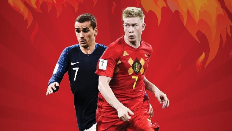 Laga Panas Prancis Vs Belgia! Laga Panas Prancis Vs Belgia!
