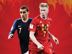 Laga Panas Prancis Vs Belgia!